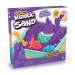 Spin master kinetic sand krabice tekutého písku s podložkou fialová