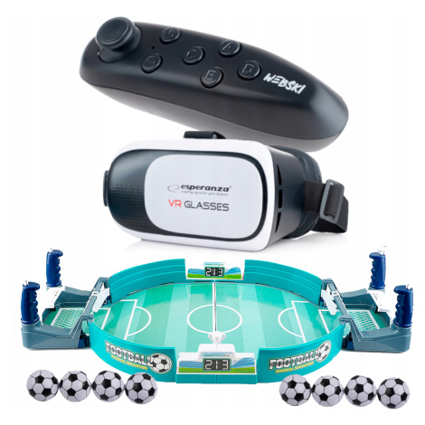 dárek Pod Stromeček Brýle Vr Brýle 3D 360 Stupňů+gamepad Stolní Fotbal