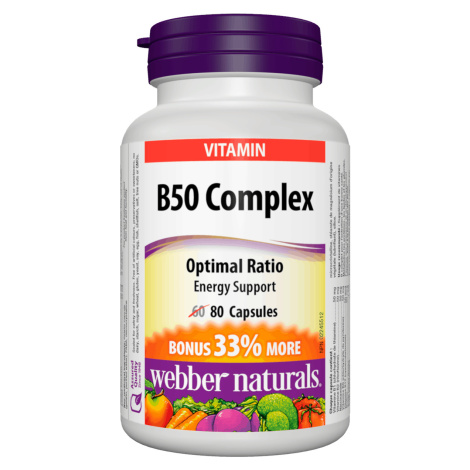 Webber Naturals B50 Complex 80 kapslí
