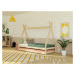 Benlemi Rostoucí dětská postel SWITCH 2v1 ve tvaru teepee s přistýlkou Zvolte barvu: Tmavě šedá,