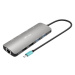 i-tec USB-C Metal Nano 2x HDMI dokovací stanice s Power Delivery 100W Šedá