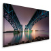 MyBestHome BOX Plátno Most South Grand Island Bridge V Usa Varianta: 120x80