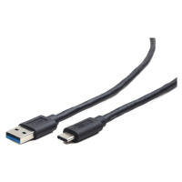 Kabel CABLEXPERT CCP-USB3-AMCM-1M USB 3.0 AM na Type-C kabel (AM/CM), 1m, černý