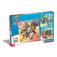 Clementoni Puzzle 3x48 čtverec PAW Patrol