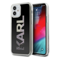 Karl Lagerfeld KLHCP12SKLMLBK hard silikonové pouzdro iPhone 12 Mini 5.4