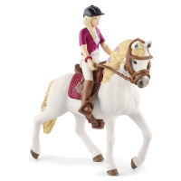 Schleich 42540 Blondýna Sofia s pohyblivými klouby na koni