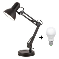 Brilagi Brilagi - LED Stolní lampa ROMERO 1xE27/10W/230V černá