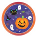 Amscan Papírové talíře - Halloween Friends 23 cm 8 ks