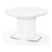 Jídelní stůl Felerico rozkládací 120-160x76x90 cm (bílá)