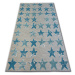 Dywany Lusczow Kusový koberec LISBOA 27219/754 hvězda tyrkysový