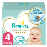 Pampers Premium Care vel. 4 9–14 kg dětské pleny 104 ks