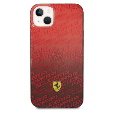 Zadní kryt Ferrari Gradient Allover pro Apple iPhone 14 Plus, červená G3FERRARI