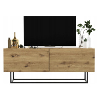 Meble Lindner TV stolek Enjoy Dub Artisan 120 cm s kovovým rámem