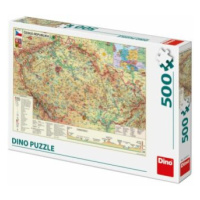 Mapa České Republiky 500 puzzle