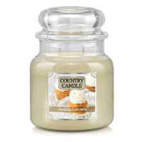 Country Candle Svíčka ve skleněné dóze, Vanilkový cupcake, 453 g