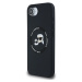 Karl Lagerfeld Liquid Silicone K&CH Heads MagSafe kryt iPhone 16e černý