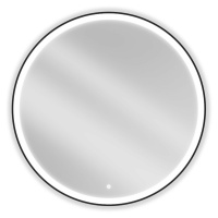 MEXEN Esso zrcadlo s osvětlením 100 cm, LED 6000K černý rám 9825-100-100-611-70