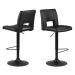 Dkton Designová barová židle Nerine černá