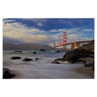 Umělecká fotografie Golden Gate Bridge, Evgeny Vasenev, (40 x 26.7 cm)