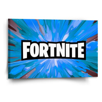 Sablio Obraz FORTNITE modrá - 120x80 cm