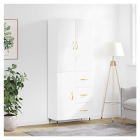 vidaXL Skříň highboard bílá 69,5 x 34 x 180 cm kompozitní dřevo