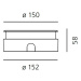 Artemide Ego 150 Flat sklo pochozí EL 3000K kruh T40017ELPTW00