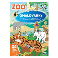 Jiri Models Omalovánky A4 se samolepkami Zoo