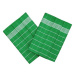 Svitap Utěrka Pozitiv Egyptská bavlna 50×70 cm zelená/bílá 3 ks