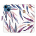 iSaprio flip pouzdro Ornamental Leaves pro iPhone 13 mini