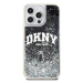 DKNY Liquid Glitter Arch Logo Zadní Kryt pro iPhone 13 Pro Max Black