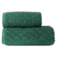Bavlněný froté ručník se vzorem OLIWIER 50x90 cm zelená 520 gr Mybesthome