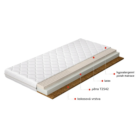 Matrace Mokka Rozměr: 80 x 200 cm, Potah: Hypoalergenní potah