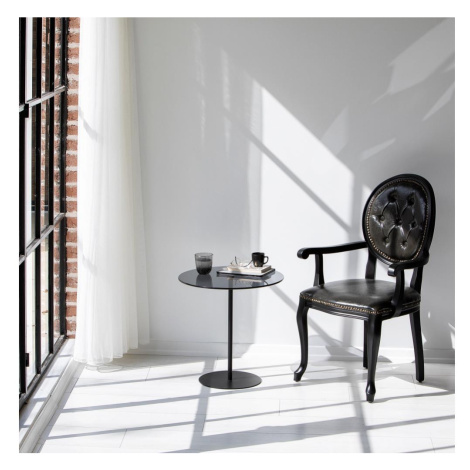 Odkládací stolek CHILL 50x50 cm černá Donoci