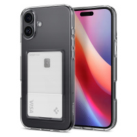 Pouzdro pro iPhone 16, Spigen Crystal Slot, case, zadní kryt se slotem na kartu