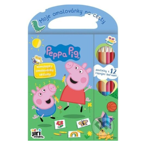 Moje omalovánky na cesty Prasátko Peppa - kniha z kategorie Omalovánky JM - Jiří Models