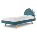MINKO Čalouněná dětská jednolůžková postel DINO Zvolte barvu: Modrá, Zvolte rozměr: 120x200 cm