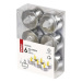 EMOS Čajové svíčky LED dekorace Robi 6 ks stříbrné