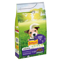 PURINA Bonzo Mini menu hovězí a jehněčí - 1,5 kg