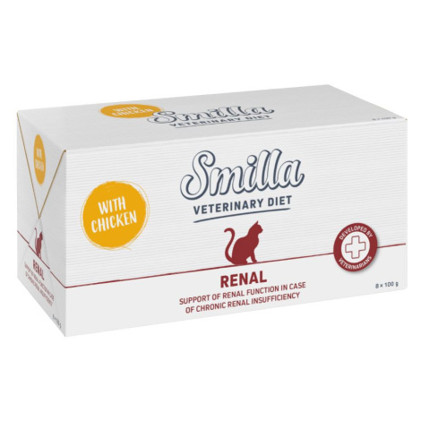Smilla Veterinary Diet Renal kuřecí/hovězí - kuřecí 24 x 100 g