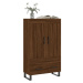 vidaXL Skříň highboard hnědý dub 69,5 x 31 x 115 cm kompozitní dřevo