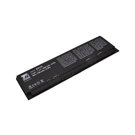 T6 Power pro notebook Dell WD52H, Li-Poly, 7,4 V, 6000 mAh (44 Wh), černá