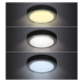 SOLIGHT WD174-B LED mini panel CCT, přisazený, 24W, 1800lm, 3000K, 4000K, 6000K, kulatý, černá b