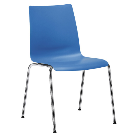 interstuhl Plastová skořepinová židle SNIKE, průběžná skořepina z PP, modrá
