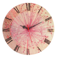 Wallity Nástěnné hodiny Rosé 30 cm růžové