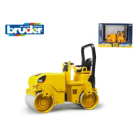 MIKRO TRADING - Bruder vibrační válec CATERPILLAR na volný chod 17,5cm v krabičce