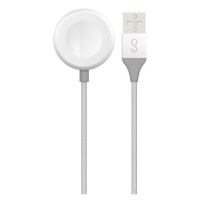 EPICO nabíjecí kabel pro Apple Watch, USB-A, 1.2m, stříbrná - 9915112100047