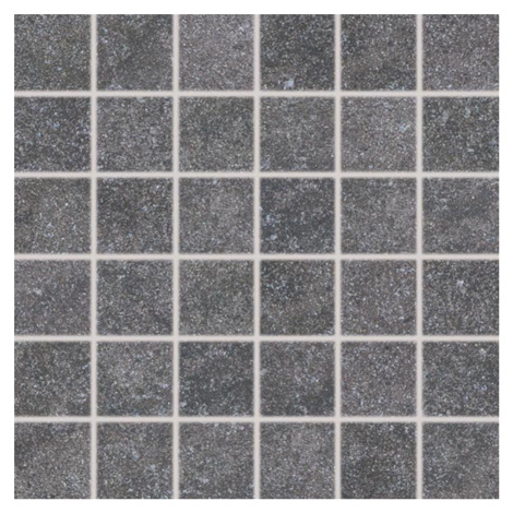 Mozaika Rako Kaamos černá 30x30 cm mat DDM06588.1