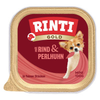 Rinti Gold Mini s jemnými kousky hovězího masa a perličkou 48 × 100 g