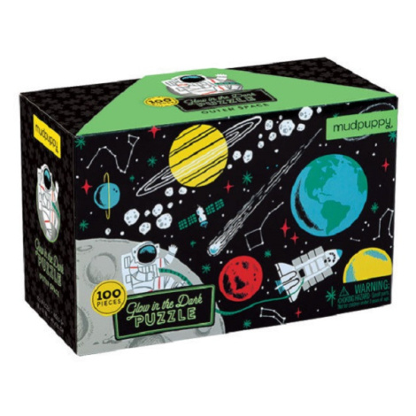Mudpuppy Svítící puzzle - Vesmír (100 dílků)