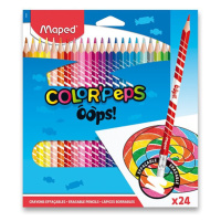 Pastelky s gumou Maped Color'Peps Oops - 24 barev